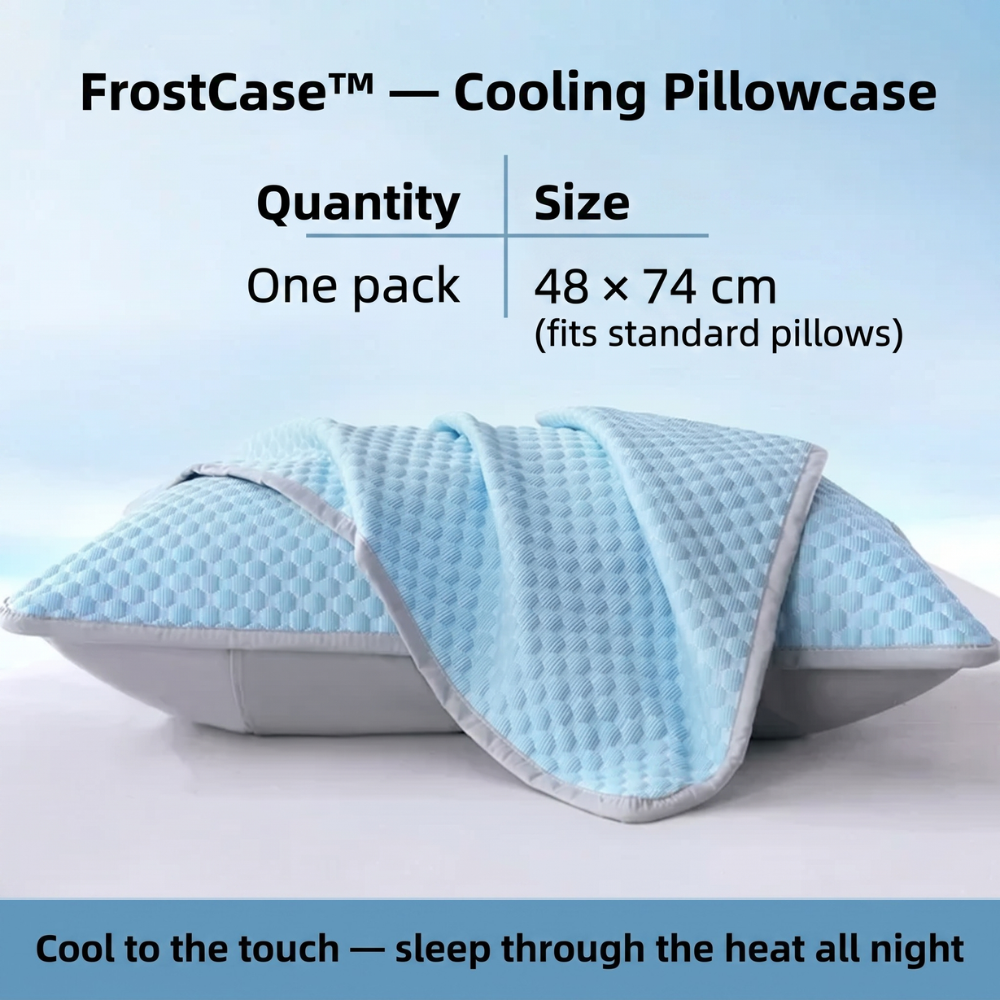 FrostCase — The Pillowcase That Sleeps Cold All Night