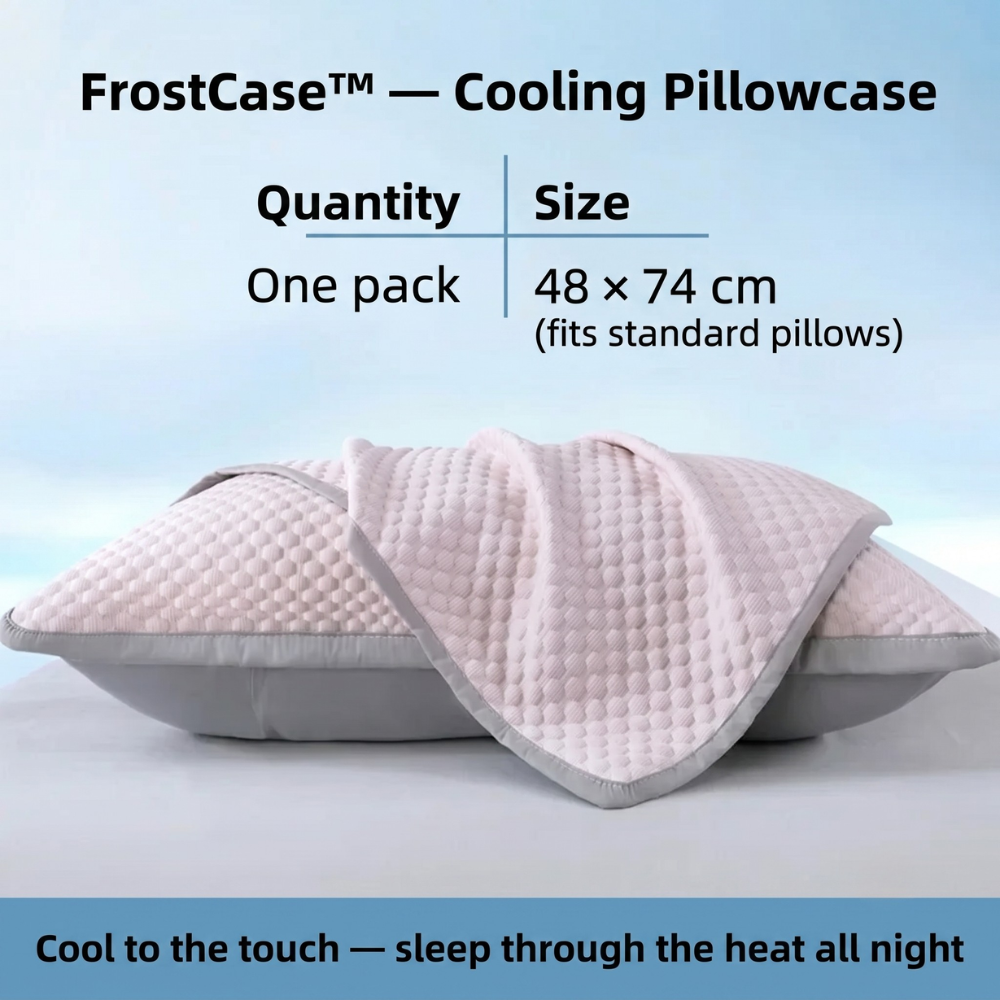 FrostCase — The Pillowcase That Sleeps Cold All Night