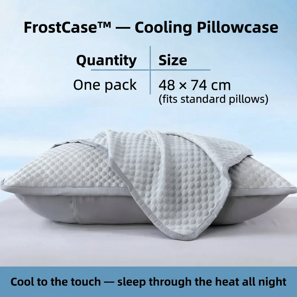FrostCase — The Pillowcase That Sleeps Cold All Night