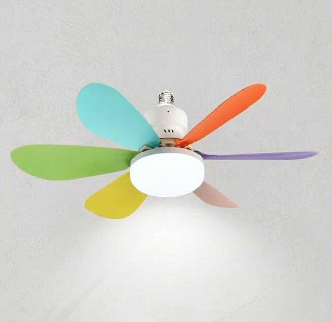 Breeze — The Ceiling Fan That Screws Into Any Light Socket