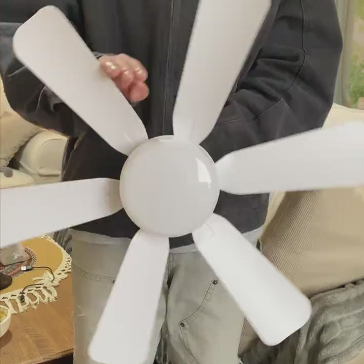 Breeze — The Ceiling Fan That Screws Into Any Light Socket